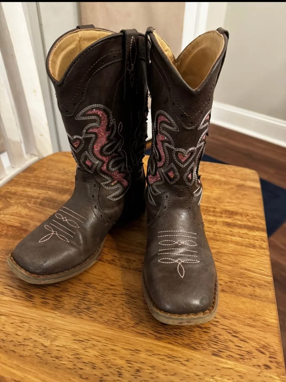 Roper Tan and Brown Kids' Western Boot